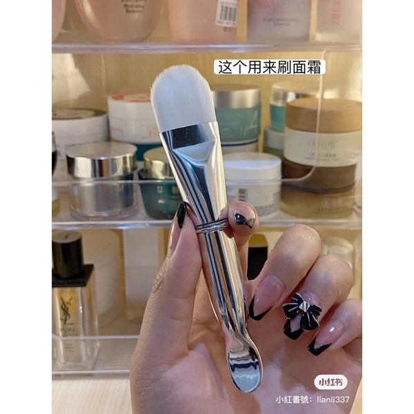 泥凍膜必備♡雙頭挖杓面膜刷 