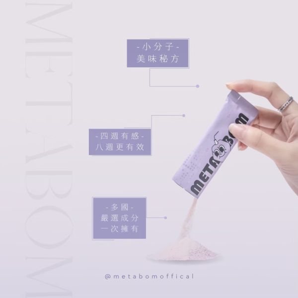 MetaBom♡C4莓果膠原蛋白(養顏澎潤) 膠原蛋白,魚膠原,小分子,好吸收,德國大廠