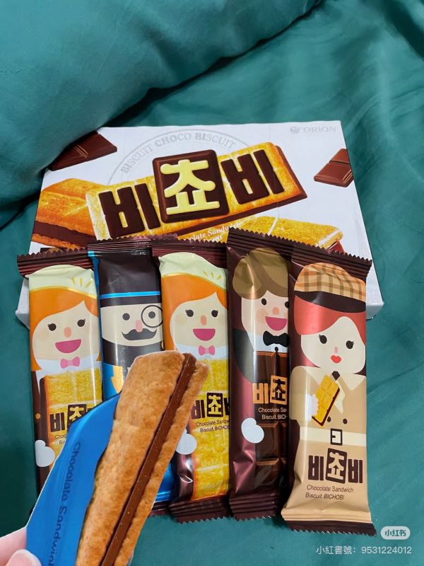 ORION巧克力夾心餅乾，一盒5枚 