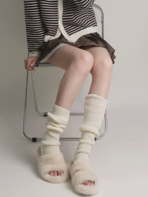 針織襪套-堆堆襪 