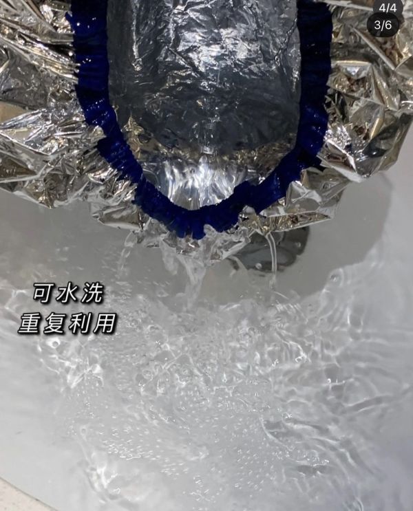 買一送一-錫紙加熱髮帽 