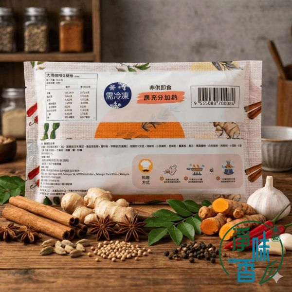 大瑪 原味G腿卷(全素) #大瑪吃素 #素炸雞 #原味G腿卷 #全素料理 #素食宵夜 #氣炸鍋素食 #淨味香 #蔬食炸物 #網購素食 #植物肉 #素雞塊 #台灣素食