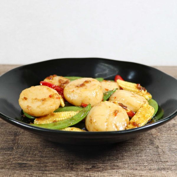 松珍 素干貝 (純素)以蒟蒻完美還原干貝般的Q彈鮮甜 中式熱炒、西式料理皆可隨心搭配『低溫配送』 松珍素干貝, 植物性食品, 健康飲食, 蒟蒻, 中式料理, 西式料理, 低卡食品, 純素海鮮, 蔬食者, Q彈鮮甜