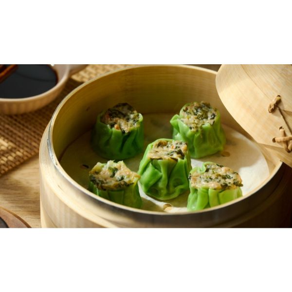禎祥 素食薺菜燒賣 600g (約30粒)(蛋奶素)/素食港式點心/冷凍配送 冷凍素食薺菜燒賣, 蔬菜燒賣, 港式素食點心, 健康素食, 蛋奶素, 冷凍食品, 餐點配送, 素食餐點, 台灣素食, 美味素食