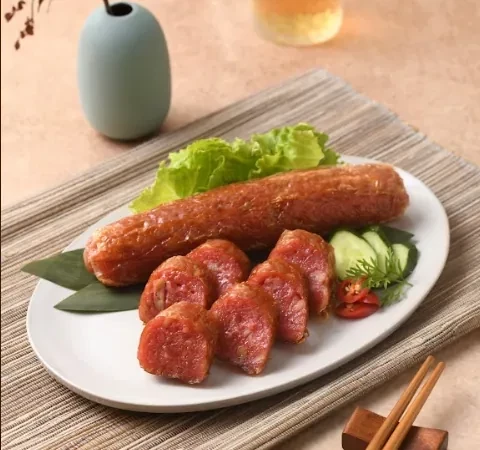 善齋 紘裕 素香腸 紅麴香腸(純素) 傳統素食香腸 大包裝 60條裝 善齋,紘裕,素黑輪片,素甜不辣片,素天婦羅,素黑輪條,素煙鵝,素白帶魚,百頁豆腐,杏鮑菇雞捲,杏鮑菇雞排,素香腸,紅麴香腸,淨味香素食