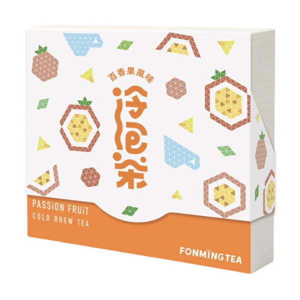 百香果冷泡茶包 12入盒裝 Passion Fruit Cold Brew Tea Bags水果香甜+蒸菁綠茶 清爽零卡 冷泡茶,鳳梨,風味茶,水果,臺南,創新,名產,特色風味,百香果,快速沖泡,特調,氣泡水,文博會,新品,台南味道