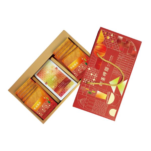 呷茶呷甜 台南指定伴手禮盒 Taste of TAINA Taiwan Lantern Festival designated gift box 臺南400,臺南伴手禮,台南美食,茶葉,茶包,濾掛茶,熟成藏茶,老凍頂,凍頂烏龍茶,老靈魂,新鳳鳴,茶葉,伴手禮,工商禮品,台南代表,黑糖,府城,耳掛,過年禮盒,燈會,年節送禮