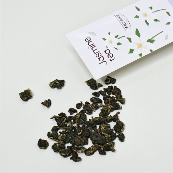 【開花結果】茉莉烏龍茶 定量原片茶葉 Jasmine Tea leaves Taiwan oolongtea 台灣茶,茉莉花,風味,原片茶葉,定量包裝,開花結果,外銷出口,客製,訂作,ESG,