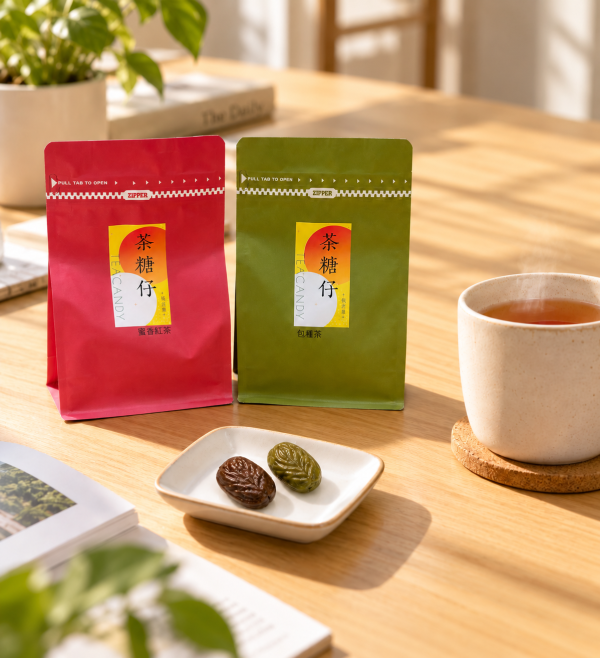 台灣茶糖｜原片茶葉研磨茶粉製作｜蜜香紅茶・包種烏龍茶｜獨立包裝 台灣茶糖, 原片茶葉茶糖, 蜜香紅茶茶糖, 茉莉綠茶茶糖, 台灣特色茶糖, 茶葉研磨茶粉, 原茶茶糖, 獨立包裝茶糖, 台灣茶點心, 伴手禮茶糖, 茶香糖果, 台灣茶甜品, 茶葉糖果禮盒, 茶香零食, 茶葉小點心