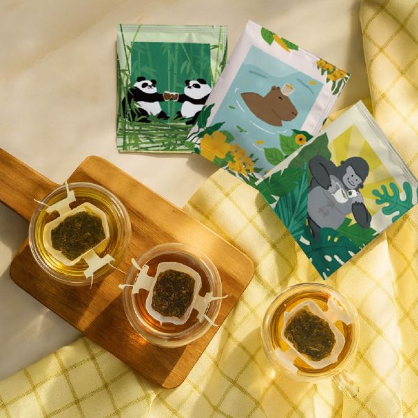 動物園午茶時光-濾掛式茶包-深焙桂花烏龍茶Drip Bag TEA Osmanthus Oolong 桂花烏龍茶,深焙桂花烏龍茶,濾掛式茶包,午茶時光,茶飲,烏龍茶,桂花,茶包