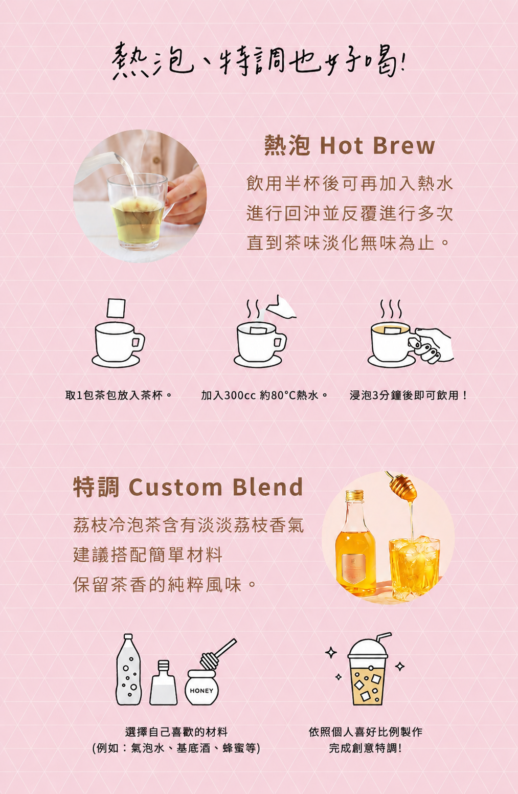 Lychee Cold Brew Tea package image