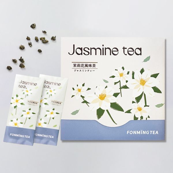 【開花結果】茉莉烏龍茶 定量原片茶葉 Jasmine Tea leaves Taiwan oolongtea 台灣茶,茉莉花,風味,原片茶葉,定量包裝,開花結果,外銷出口,客製,訂作,ESG,