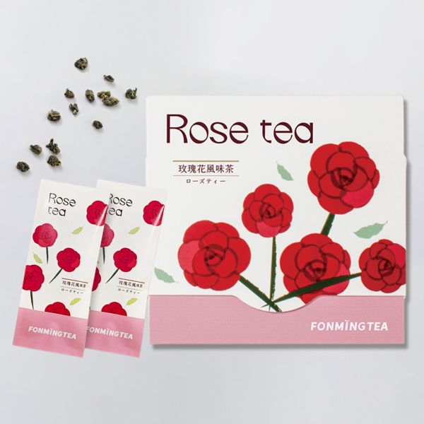 【開花結果】玫瑰烏龍茶 定量原片茶葉 Rose Tea leaves Taiwan oolongtea 台灣茶,玫瑰,風味,原片茶葉,定量包裝,開花結果,外銷出口,客製,訂作,ESG,風味烏龍茶