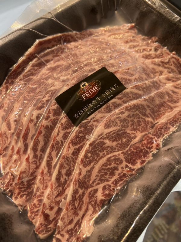 （肉質細嫩）美國安格斯無骨牛小排肉片 肉 干貝