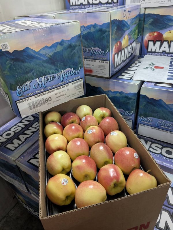 [紅潤爽脆甘甜不酸]美國金星牛奶蘋果 美國金星牛奶蘋果