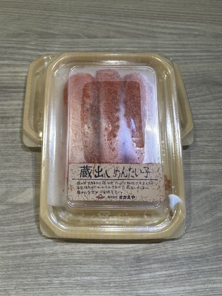 [解凍即食]日本福岡生食級帶皮明太子80g 帶皮明太子,辛子明太子,鱈魚子,福岡明太子