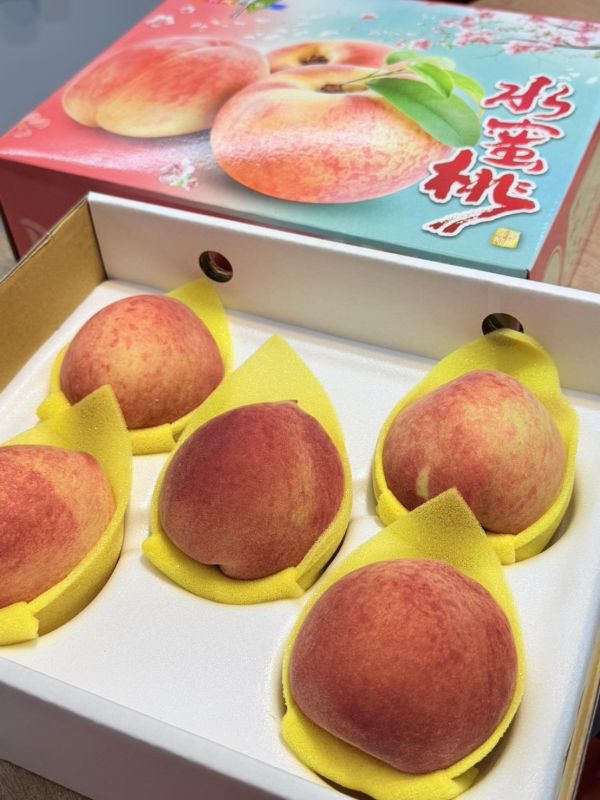 [香氣豐富細緻甘甜]台灣中部高山紅鈴水蜜桃 台灣中部高山紅鈴水蜜桃