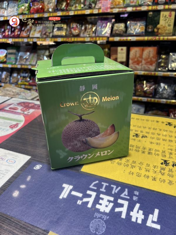 [細緻甘甜香氣典雅]日本靜岡皇冠青肉哈密瓜 クラウンメロン 皇冠哈密瓜,綠肉哈密瓜,青肉哈密瓜,洋香瓜,溫室哈密瓜,日本哈密瓜,クラウンメロン,一木一果