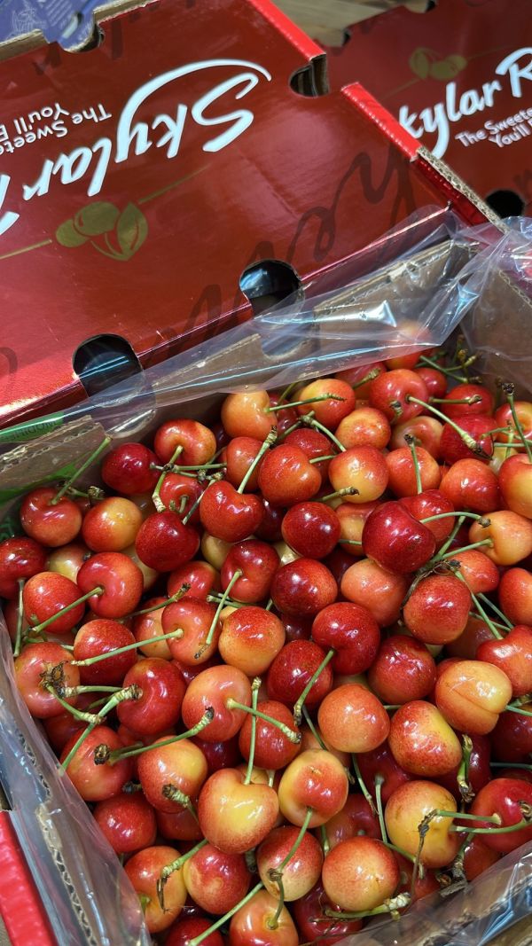 [甜酸濃郁]智利空運SKYLAR RAE草莓白櫻桃 智利空運SKYLAR RAE草莓白櫻桃