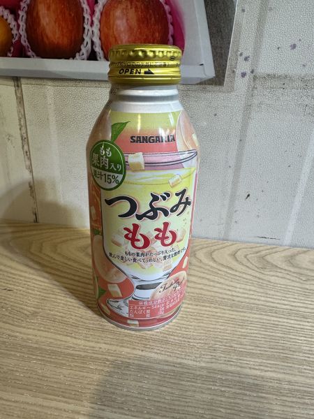 [顆粒口感甘甜不膩]山加利Sangaria顆粒水蜜桃飲料 サンガリア つぶみもも 