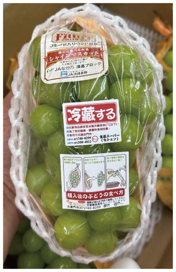 [甘甜香氣佳][整串優惠規格]日本長野麝香葡萄 シャインマスカット 日本麝香,麝香葡萄,シャインマスカット