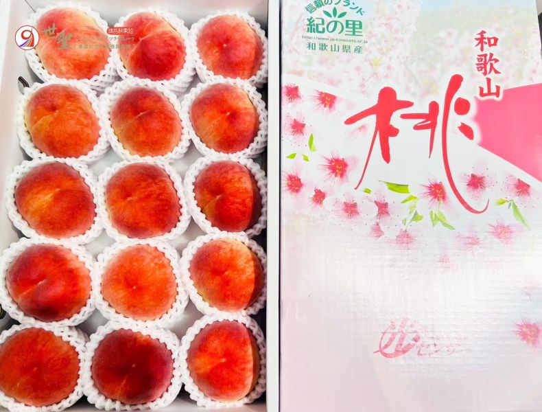 [細緻芳香甘甜][原箱]日本和歌山水蜜桃 もも 日本水蜜桃,もも,モモ,白鳳,川中島,なつっこ,日川,夏子,室外桃