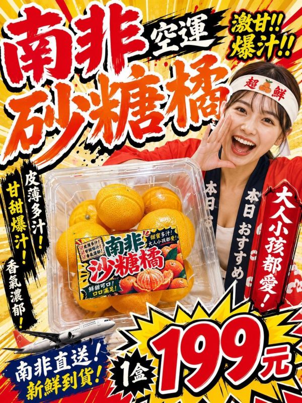 [甘甜濃郁 香甜可口]南非砂糖橘 砂糖橘