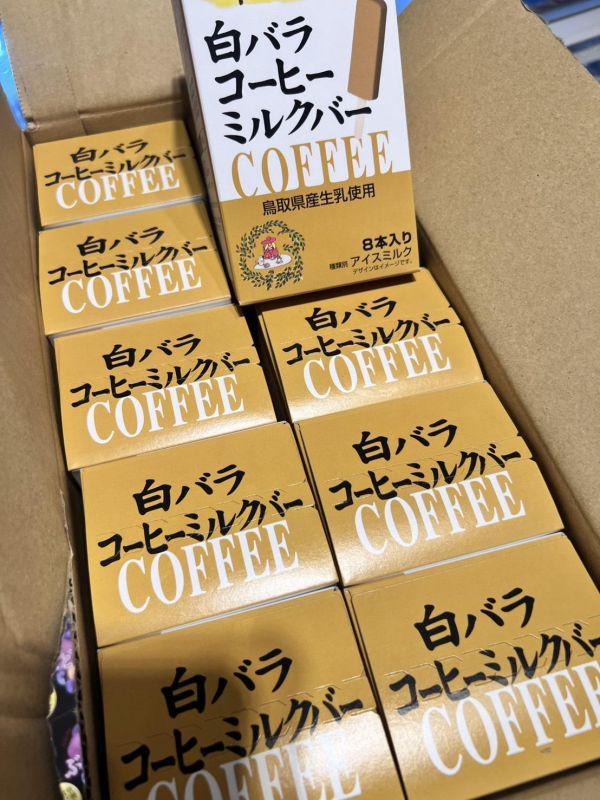 (自然咖啡香氣)大山乳業咖啡牛奶冰棒 