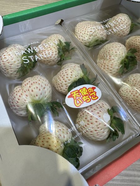 [甘甜香氣十足]日本佐賀天使白草莓 日本佐賀天使白草莓
