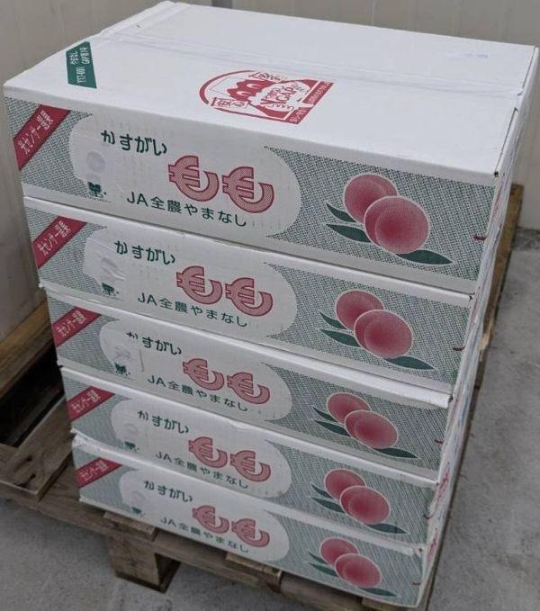 (果肉細緻、香氣濃郁)日本山梨春日居水蜜桃 