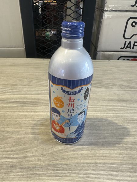 [透心涼]長州地產夏蜜柑汽水 長州地サイダー 夏みかん味 長州地產夏蜜柑汽水