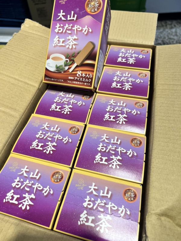(濃濃的日式奶茶風味)大山乳業紅茶牛奶雪糕 