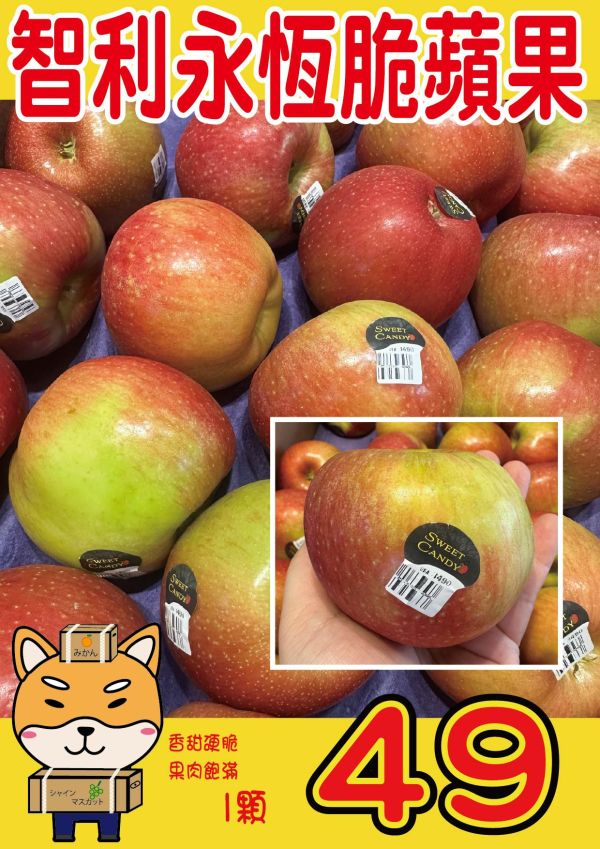 [硬脆甘甜]美國華盛頓永恆脆蘋果 Evercrisp 美國富士,富士蘋果,永恆脆蘋果
