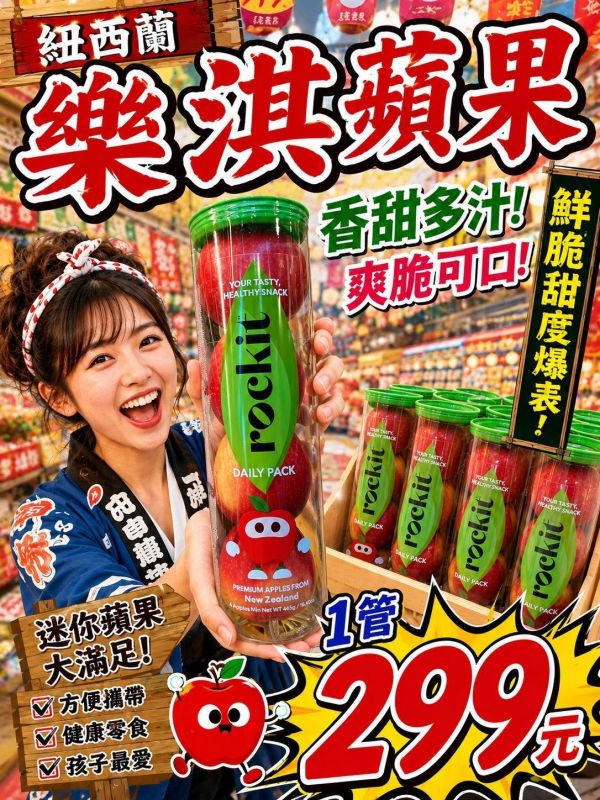 [甘甜濃郁 香甜可口]紐西蘭樂淇蘋果 紐西蘭樂淇蘋果
