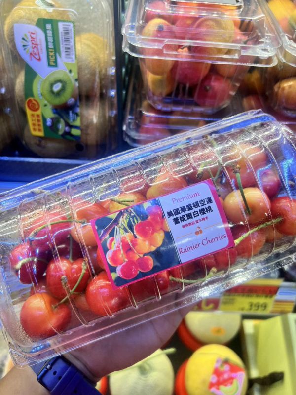 [清爽甘甜][500g嚐鮮盒]美國華盛頓空運蕾妮爾白櫻桃 