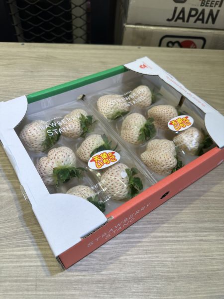 [甘甜香氣十足]日本佐賀天使白草莓 日本佐賀天使白草莓