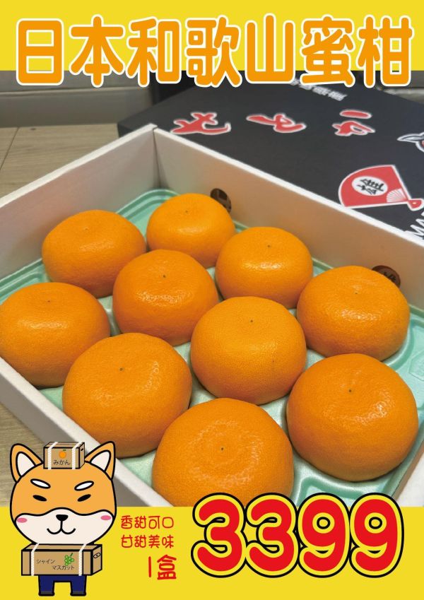 [甘甜香氣十足]日本和歌山蜜柑 日本和歌山蜜柑