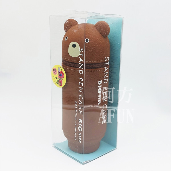 PuniLabo 直立文具袋 小熊 / 蝦皮-阿方帶你逛日貨 日系文具,萌系文具,可愛風文具,立式筆袋,小包推薦,文具控必備