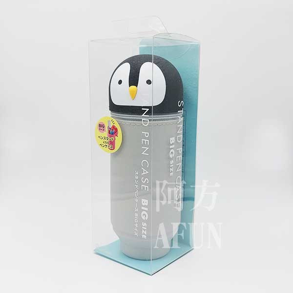 PuniLabo 直立文具袋 企鵝 日系文具,萌系文具,可愛風文具,立式筆袋,小包推薦,文具控必備