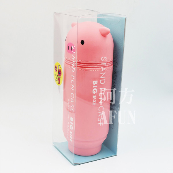 PuniLabo 直立文具袋 小豬 / 蝦皮-阿方帶你逛日貨 日系文具,萌系文具,可愛風文具,立式筆袋,小包推薦,文具控必備