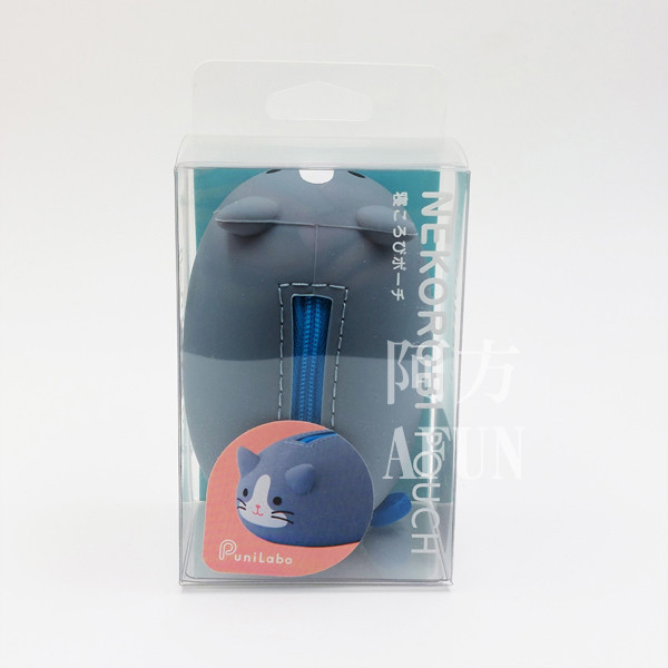 PuniLabo 文具小物包 小灰貓 日系文具,萌系文具,可愛收納,日系小物,小包推薦,文具控必備