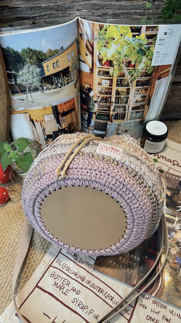 現貨 慵懶感流浪束口包 粉色系 