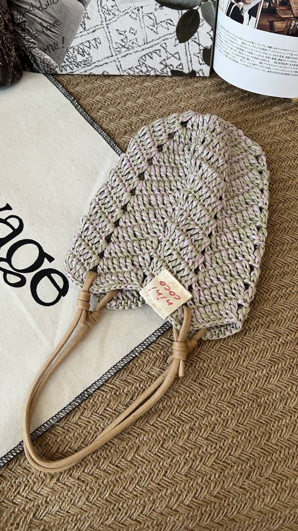 現貨 撞色飲料袋 小手提 