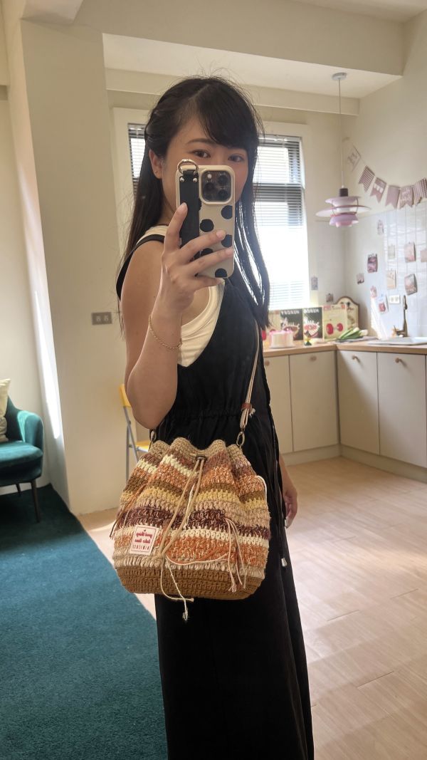 現貨 慵懶敢流浪束口包 