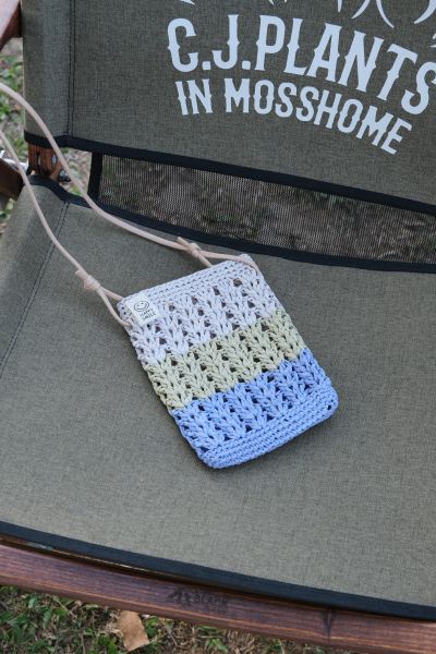 現貨 撞色紙線手機包 四色 