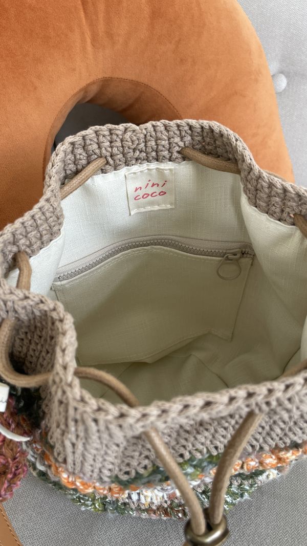 現貨 秋浪束口包 大地橘綠色 