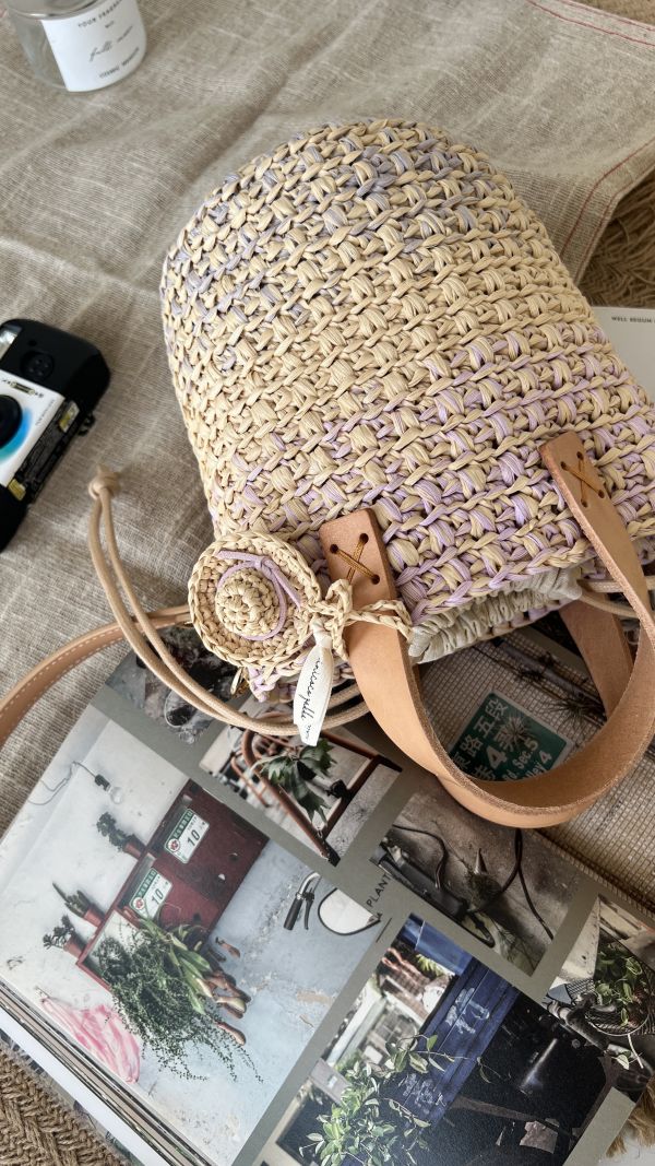 現貨 薰衣草手札 漸層紙線包 