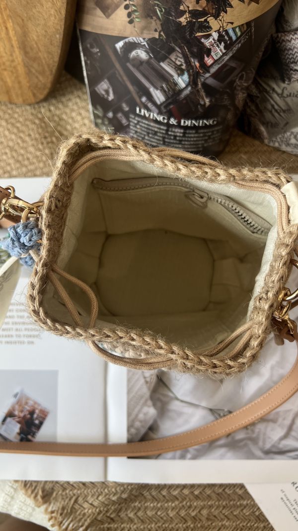 現貨 海浪束口水桶包 黃色 