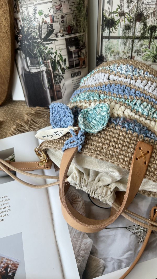 現貨 海浪流浪包 聖托里尼海風 