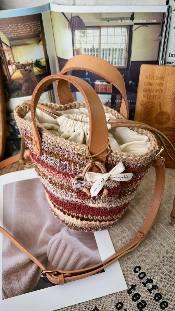 現貨 迷你流浪包加高款 大地楓紅 